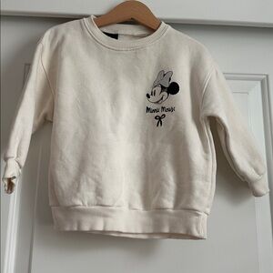 🤍 Zara Kids Disney Minnie Mouse Sweatshirt